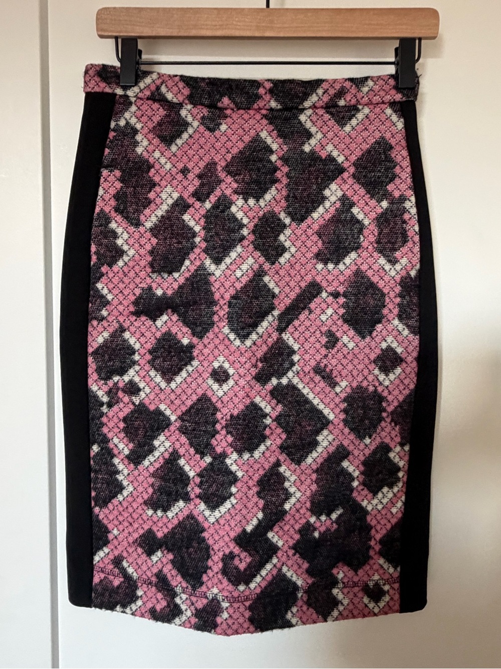 BALENCIAGA Patterned Pencil Skirt